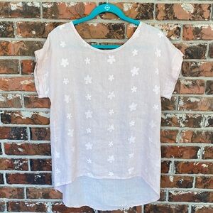 Terzo Millennio linen top